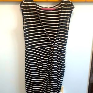 Loft Striped Wrap Dress